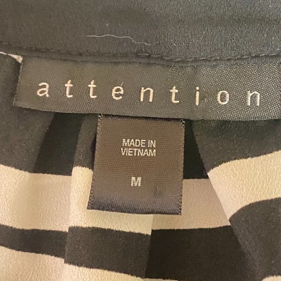 Attention Striped Pull Over Blouse - Picture 5 of 6